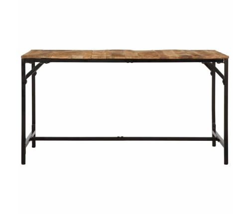 Virtuves Galds, 140X70X75 Cm, Masīvkoka Raupja Mango Vidaxl