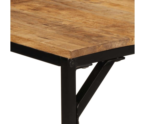 Virtuves Galds, 140X70X75 Cm, Masīvkoka Raupja Mango Vidaxl