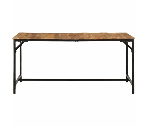 Virtuves Galds, 160X80X75 Cm, Masīvkoka Raupja Mango Vidaxl
