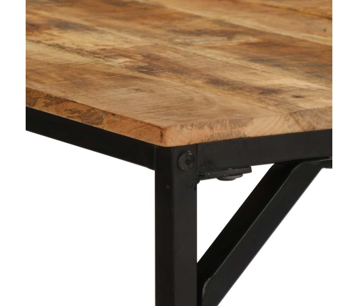 Virtuves Galds, 180X90X75 Cm, Masīvkoka Raupja Mango Vidaxl