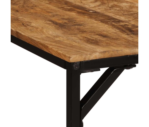 Virtuves Galds, 200X100X75 Cm, Masīvkoka Raupja Mango Vidaxl