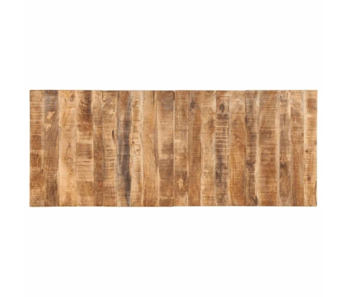 Virtuves Galds, 220X90X75 Cm, Masīvkoka Raupja Mango Vidaxl