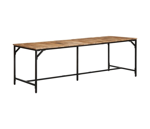 Virtuves Galds, 220X90X75 Cm, Masīvkoka Raupja Mango Vidaxl
