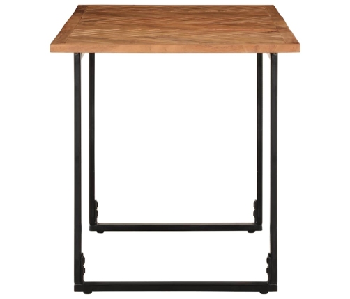 Virtuves Galds, 140X70X75 Cm, Akācijas Masīvkoks Vidaxl