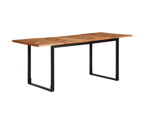 Virtuves Galds, 180X90X75 Cm, Akācijas Masīvkoks Vidaxl