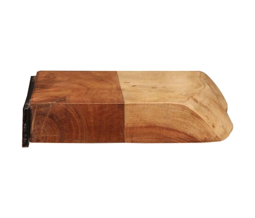 Sienas Plaukti, 2 Gab., 40X20X3,5 Cm, Akācijas Masīvkoks Vidaxl