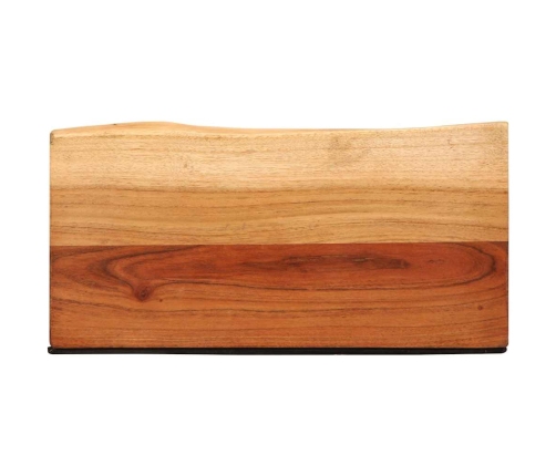 Sienas Plaukti, 2 Gab., 40X20X3,5 Cm, Akācijas Masīvkoks Vidaxl