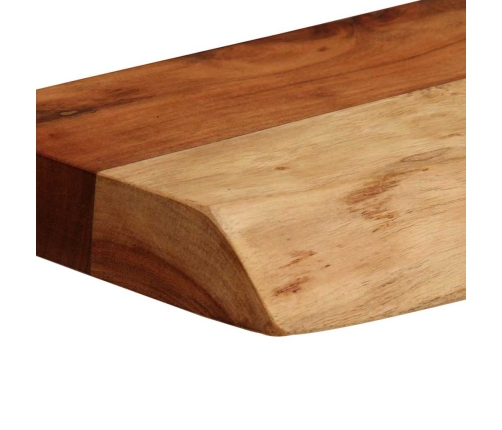 Sienas Plaukti, 2 Gab., 40X20X3,5 Cm, Akācijas Masīvkoks Vidaxl