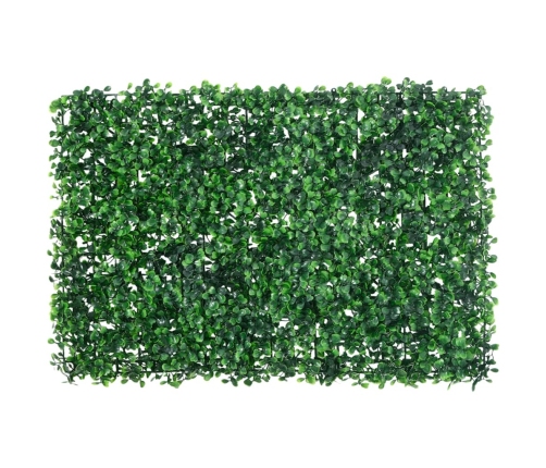   Mākslīgo Krūmu Lapu Žogs, 24 Gab., Zaļš, 40X60 Cm Vidaxl