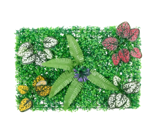  vidaXL mākslīgo augu žogs , 6 gab., zaļš, 40x60 cm