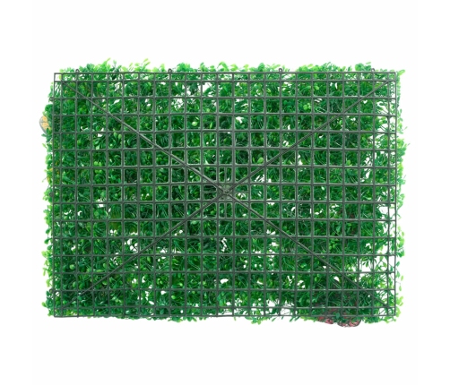  vidaXL mākslīgo augu žogs , 6 gab., zaļš, 40x60 cm