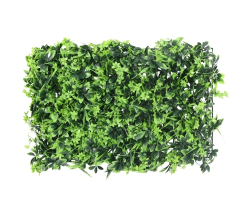  vidaXL mākslīgo augu žogs , 6 gab., zaļš, 40x60 cm