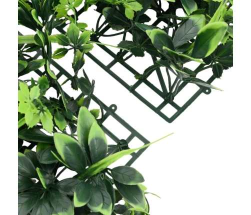  vidaXL mākslīgo augu žogs , 6 gab., zaļš, 40x60 cm