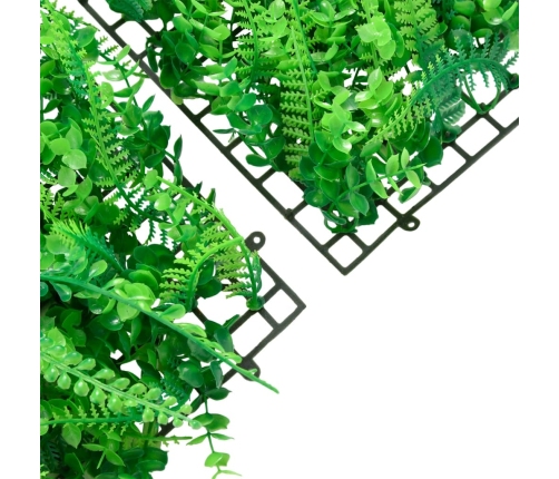  vidaXL mākslīgo papardes lapu žogs , 6 gab., zaļš, 50x50 cm