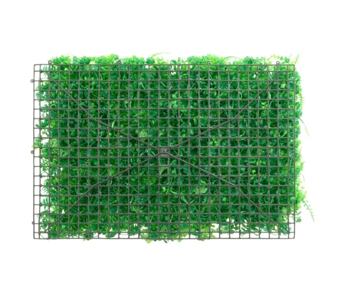  vidaXL mākslīgo papardes lapu žogs , 24 gab., zaļš, 50x50 cm