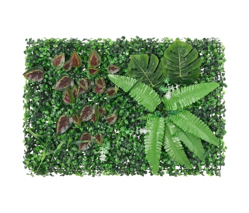  vidaXL mākslīgo augu žogs , 24 gab., zaļš, 40x60 cm