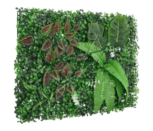  vidaXL mākslīgo augu žogs , 24 gab., zaļš, 40x60 cm