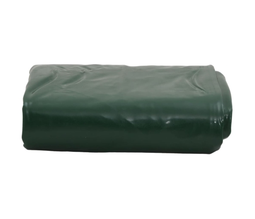 vidaXL brezenta pārklājs, zaļš, 5x6 m, 650 g/m²