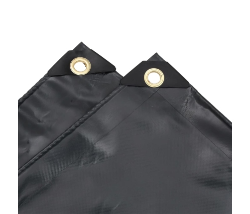 vidaXL brezenta pārklājs, antracītpelēks, 3x3 m, 650 g/m²