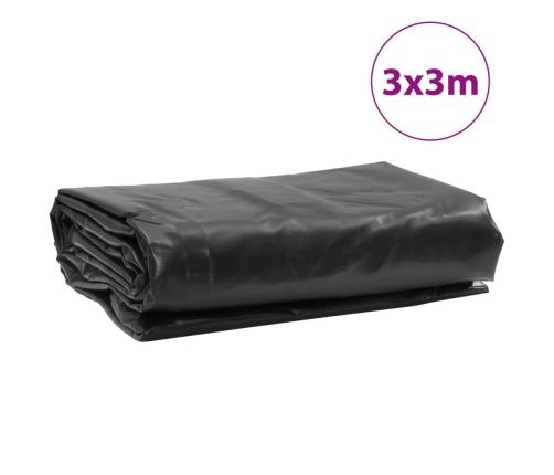 vidaXL brezenta pārklājs, antracītpelēks, 3x3 m, 650 g/m²