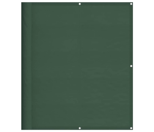vidaXL balkona aizslietnis, tumši zaļš, 120x800 cm, 100% poliestera