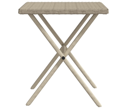 vidaXL sauļošanās zviļņi, 2gab., ar galdu, gaiši pelēka PE rotangpalma