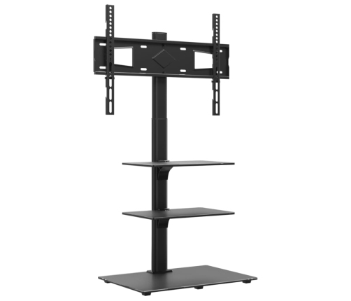 Stūra Tv Statīvs, 3 Līmeņi, 32-65 Collu Tv, Melns Vidaxl