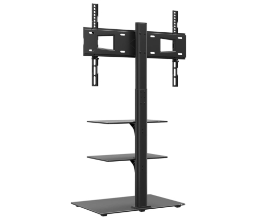 Stūra Tv Statīvs, 3 Līmeņi, 32-65 Collu Tv, Melns Vidaxl