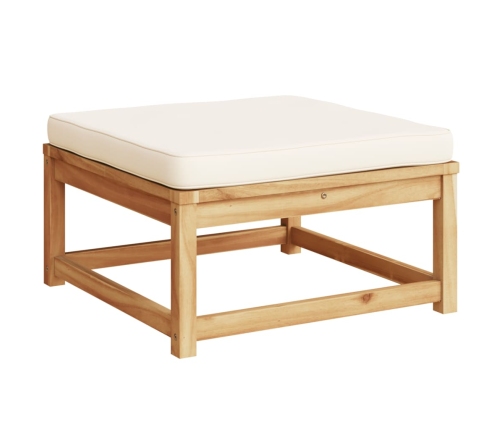 vidaXL 10-daļīgs dārza atpūtas mēbeļu komplekts ar matračiem, akācija