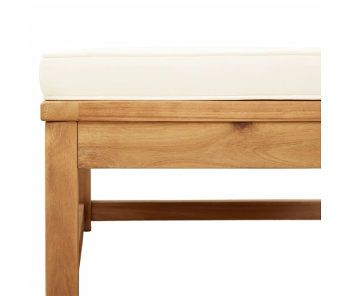 vidaXL 10-daļīgs dārza atpūtas mēbeļu komplekts ar matračiem, akācija