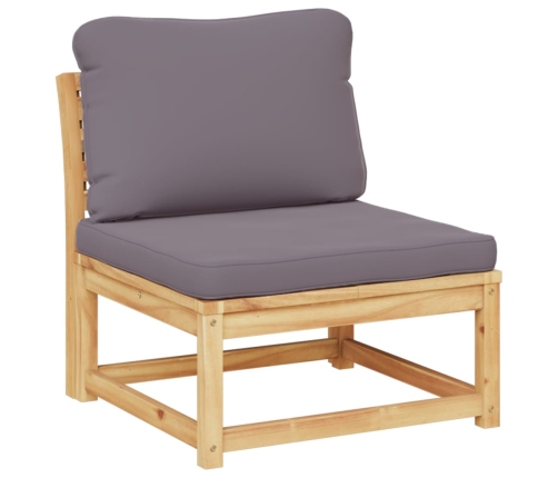 vidaXL 11-daļīgs dārza atpūtas mēbeļu komplekts ar matračiem, akācija