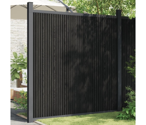 Žoga Panelis, Pelēks, 180X186 Cm, Wpc Vidaxl