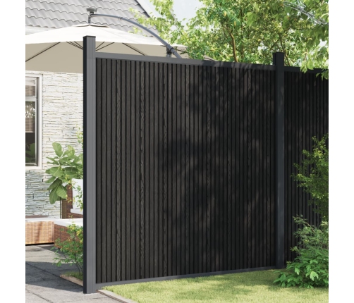 Žoga Panelis, Pelēks, 180X186 Cm, Wpc Vidaxl