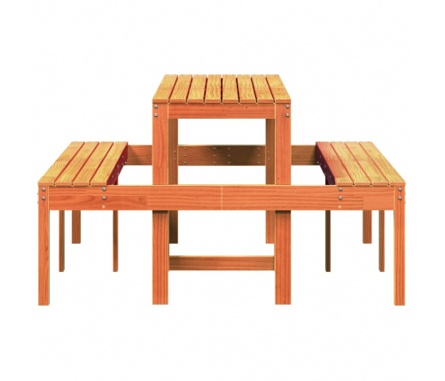 Virtuves Galds, Vaska Brūnas, 160X134X75 Cm, Priedes Masīvkoks Vidaxl