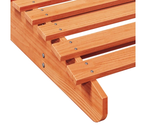 vidaXL sauļošanās zvilņi, 2 gab., vaska brūnas, 205x60x31,5 cm, priede