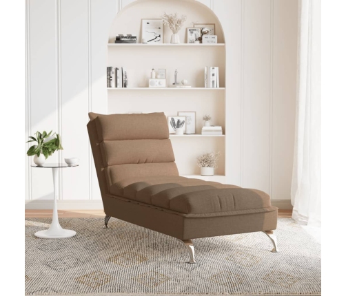 Zvilnis Ar Spilveniem, Brūns, Audums Vidaxl