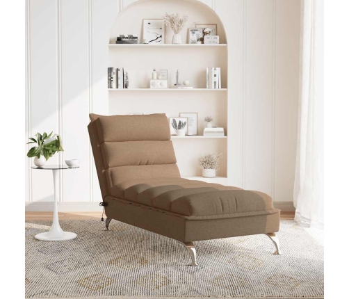 Zvilnis Ar Spilveniem, Brūns, Audums Vidaxl