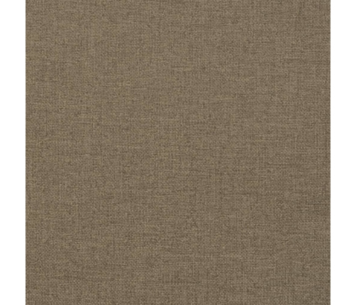 vidaXL dārza krēslu spilveni, 4 gab., pelēkbrūni, 120x50x7 cm, audums