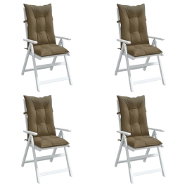 Dārza Krēslu Spilveni, 4 Gab., Pelēkbrūni, 120X50X7 Cm, Audums Vidaxl Dārza Krēslu Spilveni, 4 Gab., Pelēkbrūni, 120X50X7 Cm, Audums Vidaxl