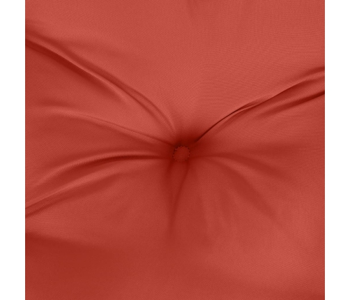 vidaXL dārza krēslu spilveni, 2 gab., sarkani, 100x50x7 cm, audums