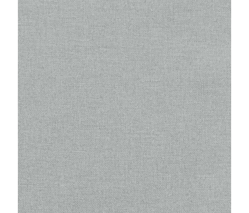 vidaXL dārza krēslu spilveni, 6 gab., gaiši pelēki, 100x50x4cm, audums