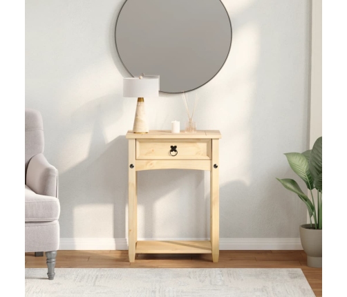vidaXL konsoles galds Corona, 55x35x73 cm, priedes masīvkoks