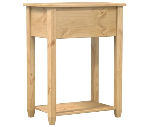 vidaXL konsoles galds Corona, 55x35x73 cm, priedes masīvkoks