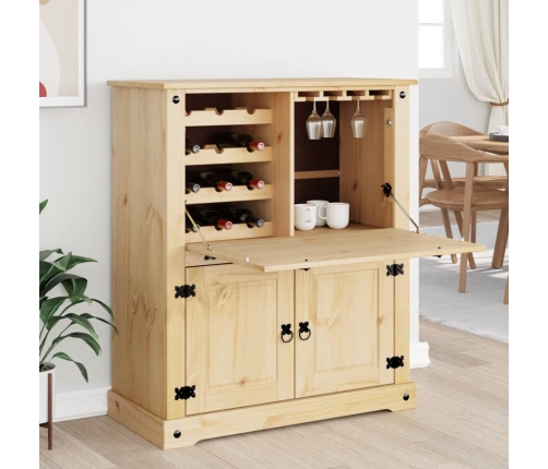 Vīna Skapītis Corona, 97X45X114 Cm, Priedes Masīvkoks Vidaxl