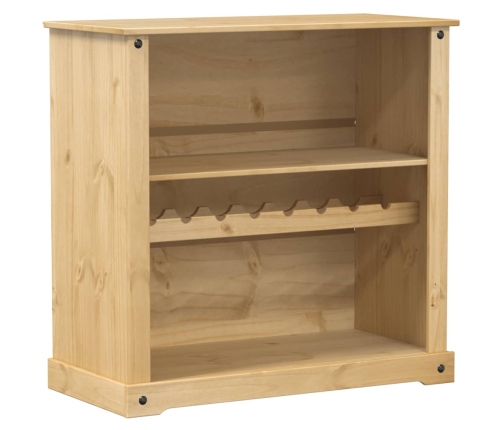 vidaXL vīna skapītis Corona, 107,5x51x105,5 cm, priedes masīvkoks