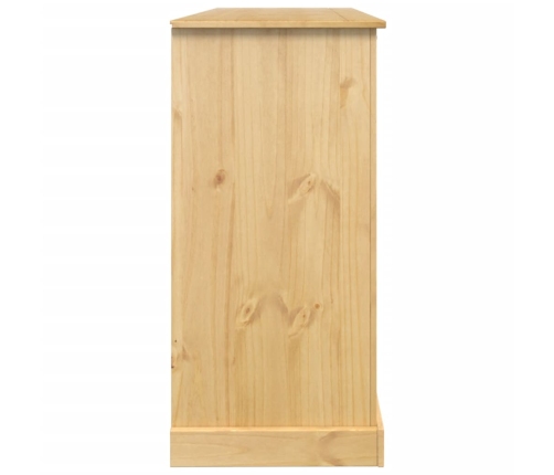 vidaXL vīna skapītis Corona, 107,5x51x105,5 cm, priedes masīvkoks