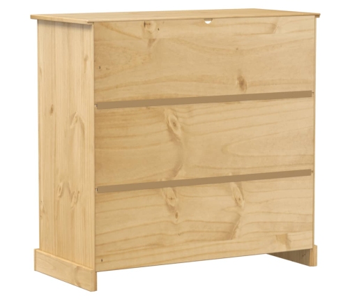 vidaXL vīna skapītis Corona, 107,5x51x105,5 cm, priedes masīvkoks