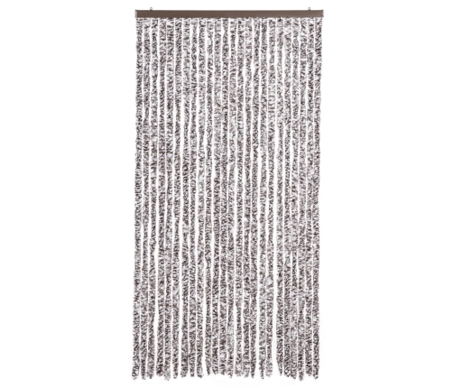 vidaXL kukaiņu aizkars, brūns un bēšs, 100x230 cm, šenils