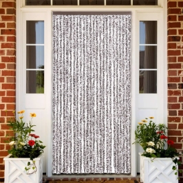 Kukaiņu Aizkars, Brūns Un Bēšs, 100X230 Cm, Šenils Vidaxl