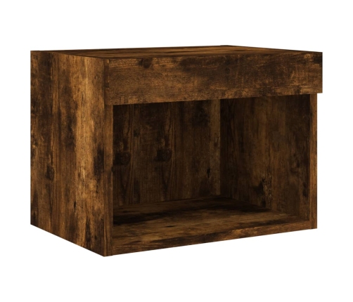 vidaXL TV sienas skapīši ar LED, 4 gab., ozolkoka krāsa